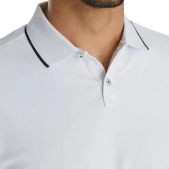 FootJoy Southern Living Solid White Mens Golf Polo -Golf Sales Store 20980 WHITE 2