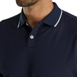 FootJoy Southern Living Solid Navy Mens Golf Polo -Golf Sales Store 20982 NAVY 2