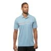 TravisMathew Cabana Heather Heritage Blue Mens Golf Polo -Golf Sales Store 21147 HTHRHERTGBLU