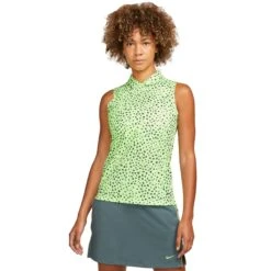 Nike Dri-FIT Victory HO Printed Womens Golf Polo 10 Nike Dri-FIT Victory HO Printed Womens Golf Polo -Golf Sales Store 21347 LIMEGLOW345