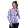 EP New York Texture Print White Multi Mock Womens Golf 1/4 Zip -Golf Sales Store 21502 WHITEMULTI113 edc433bd 2625 43a7 b9bd 9a71834c3b2b