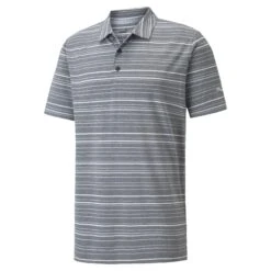 PUMA Golf Puma MATTR Fine Stripe Mens Golf Polo
