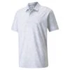 PUMA Golf Puma MATTR Topo Mens Golf Polo -Golf Sales Store 21633 HIRISEWHT01