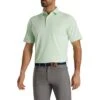FootJoy Stretch Pique Self Collar Mint Multi Men Golf Polo 1 FootJoy Stretch Pique Self Collar Mint Multi Men Golf Polo -Golf Sales Store 21646 MINTMULTI