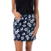 Golftini Night Moves 18in Womens Golf Skort -Golf Sales Store 21756 NAVYFLORAL