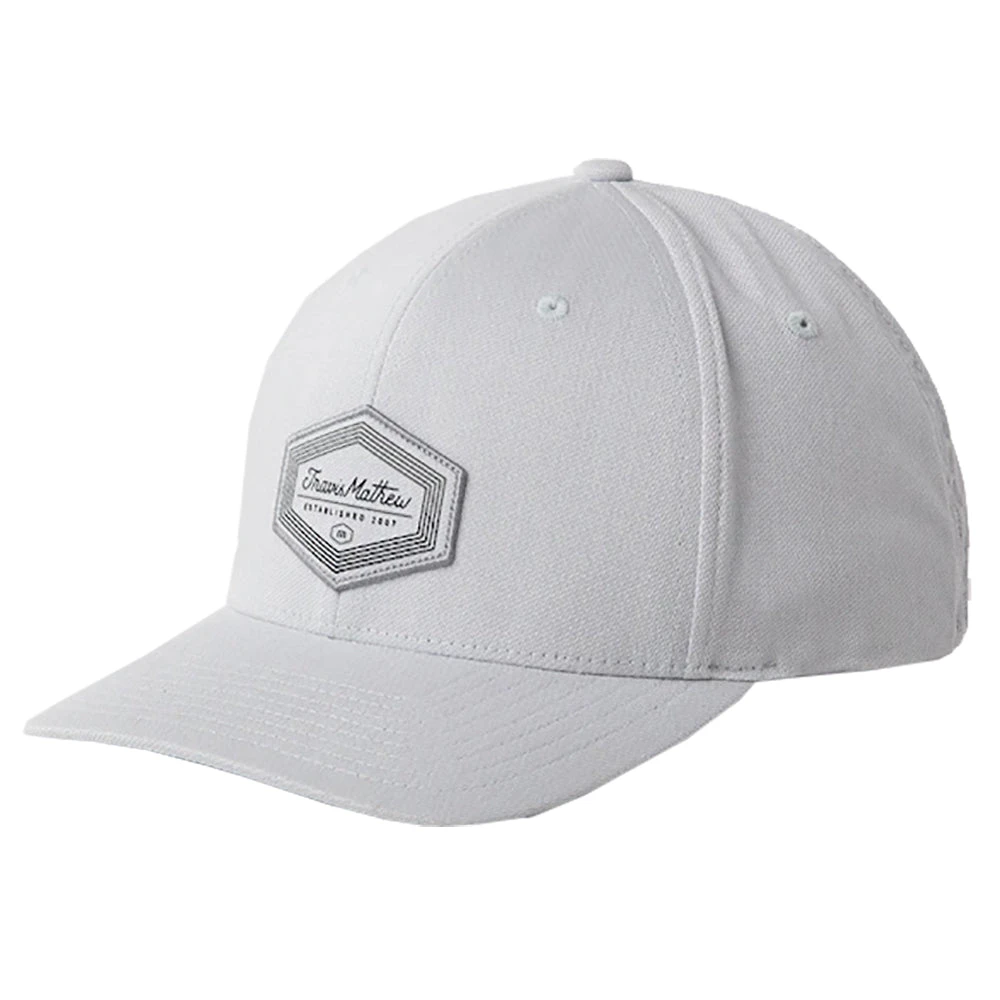 TravisMathew Footbridge Heather Light Grey Mens Golf Hat 3 TravisMathew Footbridge Heather Light Grey Mens Golf Hat