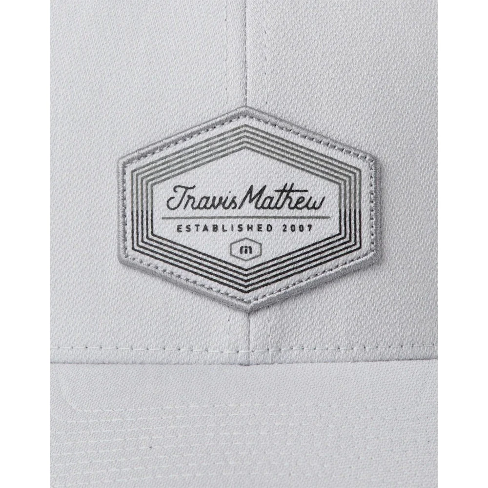 TravisMathew Footbridge Heather Light Grey Mens Golf Hat 5 TravisMathew Footbridge Heather Light Grey Mens Golf Hat - Image 3