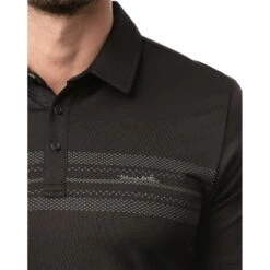 TravisMathew Face The Music Mens Golf Polo -Golf Sales Store 21929 BLACK0BLK 2