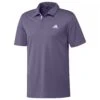 Adidas Golf Adidas Advantage Novelty Purple Mens Golf Polo
