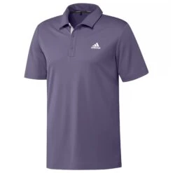 Adidas Golf Adidas Advantage Novelty Purple Mens Golf Polo