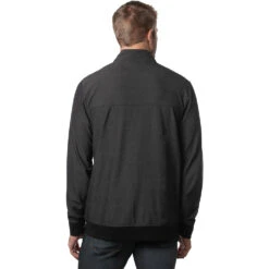 TravisMathew Private Parking Mens Golf Jacket -Golf Sales Store 22071 HTHRBLACK0HBL 2