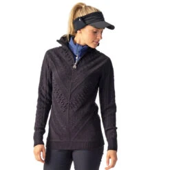 Daily Sports Amedine Womens 1/4 Zip Golf Sweater -Golf Sales Store 22632 NAVY590