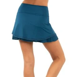 Lucky In Love Wonderous Pleated 15.25in Womens Golf Skort -Golf Sales Store 22875 INDIGO402 2