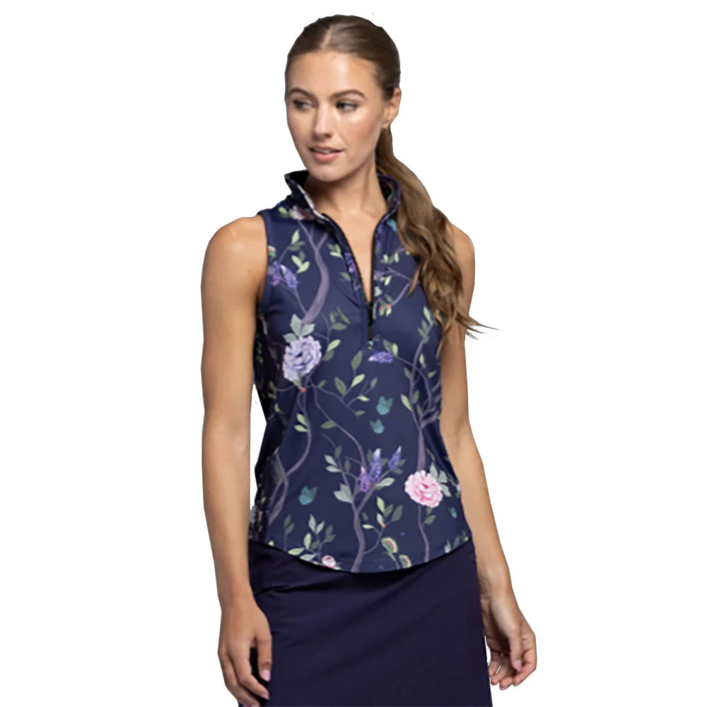 Greyson Scarlett Sleeveless Vesta Garden Of Venus Mock Neck Womens Top 3 Greyson Scarlett Sleeveless Vesta Garden Of Venus Mock Neck Womens Top