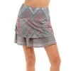 Lucky In Love Desert Vibes Ruched Eclipse Womens Golf Skort -Golf Sales Store 23629 ECLIPSE2048