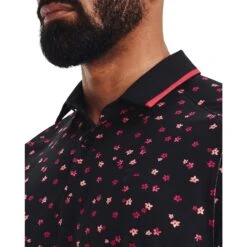 Under Armour Iso-Chill Floral Mens Golf Polo -Golf Sales Store 23913 BLACK001 2 af77199e 65fc 4e40 bb58 242f962f0b9a