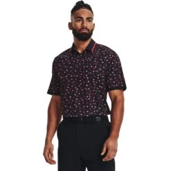 Under Armour Iso-Chill Floral Mens Golf Polo -Golf Sales Store 23913 BLACK001 4861b652 7c5c 48ad bf62 9b8916c07c8d