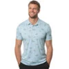 TravisMathew Going Rogue Mens Golf Polo -Golf Sales Store 24505 HTHRDELPH4HDE