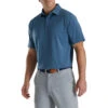 FootJoy School Of Fish Print Lisle Mens Golf Polo -Golf Sales Store 24677 INK ce9d3a20 fcaa 49b1 8b73 a1a4fe809d23