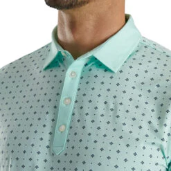 FootJoy Athletic Fit Deco Print Mint Mens Golf Polo -Golf Sales Store 24686 MINTNAVY 2 a3d5e74d e63f 4cb9 b6e9 7c511d714d1c