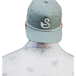 Swannies Dubs Mens Golf Hat -Golf Sales Store 25500 SLATEWHITE 1