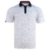Swannies Jaws Boys Golf Polo -Golf Sales Store 25659 WHITEMULTI