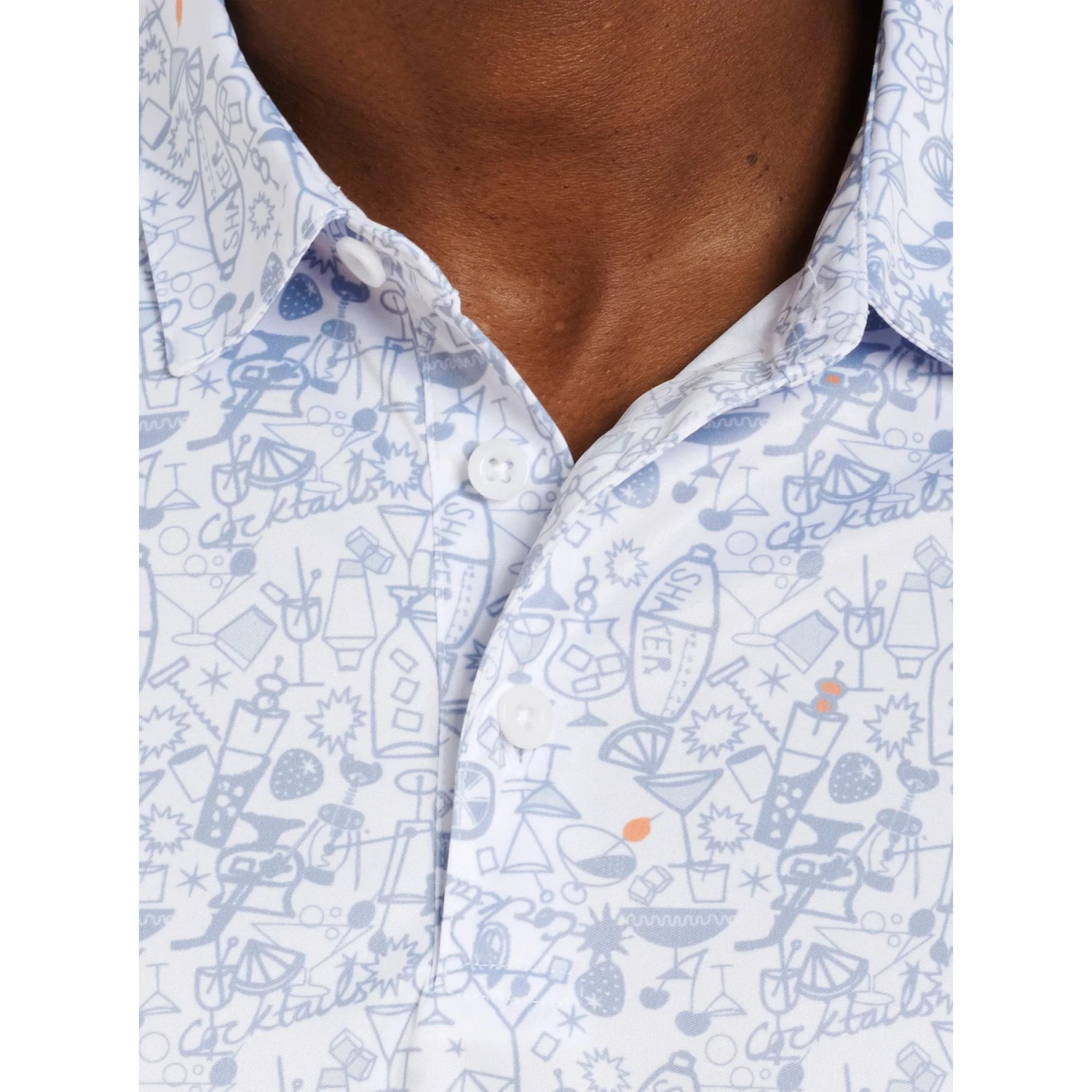 Robert Graham Beach Club Performance Knit Mens Golf Polo 4 Robert Graham Beach Club Performance Knit Mens Golf Polo - Image 2