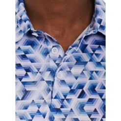 Robert Graham Pink Sand Knit Mens Golf Polo -Golf Sales Store 25824 MULTI 2 3fa87b42 b143 4bfe be9f f91a2830edb8