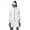 J.Lindeberg J. Lindeberg Tamara Mid Layer White Womens Golf Jacket -Golf Sales Store 26561 WHITE0000