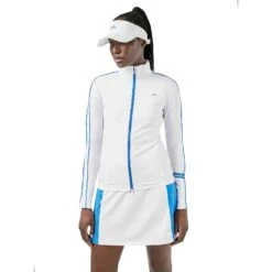 J.Lindeberg J. Lindeberg Tamara Mid Layer White Womens Golf Jacket