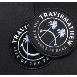 TravisMathew Lake Escape Mens Golf Hat 7 TravisMathew Lake Escape Mens Golf Hat -Golf Sales Store 26756 BLACK0BLK 2