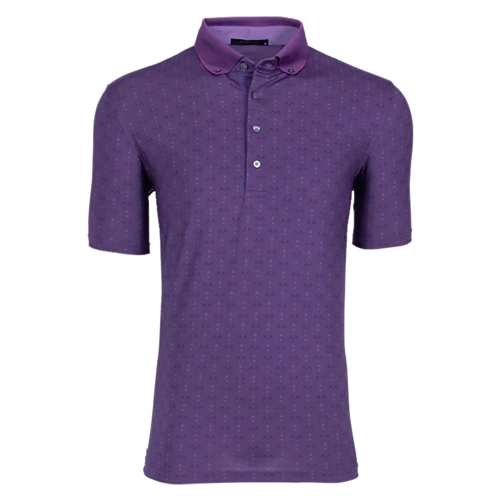 Greyson Deco Wolf Nightshade Mens Golf Polo 3 Greyson Deco Wolf Nightshade Mens Golf Polo