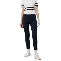 J.Lindeberg J. Lindeberg Lei Fleece Twill Navy Womens Golf Pants