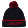 J.Lindeberg J. Lindeberg Stripe Navy Mens Golf Beanie