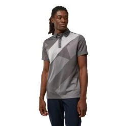 J.Lindeberg J. Lindeberg Patch Regular Fit Mens Golf Polo -Golf Sales Store 30914 VOLCANASHU221