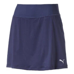 PUMA Golf Puma PWRSHAPE Solid Womens Golf Skirt -Golf Sales Store 574542 03PEACOAT 45587a7e 91a4 46e3 985b a6fd5c586544