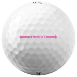Titleist Pro V1 Pink Numbers Golf Balls - Dozen -Golf Sales Store 85026 2