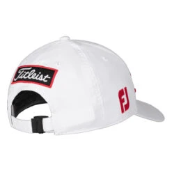 Titleist Tour Performance White Mens Golf Hat -Golf Sales Store 85046 WHITERED 1