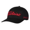 Titleist Tour Performance Staff Mens Golf Hat -Golf Sales Store 85048 BLACKRED