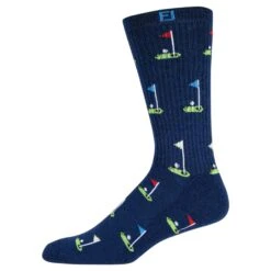 FootJoy ProDry Fashion Crew Mens Socks -Golf Sales Store 85163 NAVY999