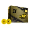 Bridgestone E12 SOFT Matte Yellow Golf Balls - Dozen -Golf Sales Store 9CYX6D