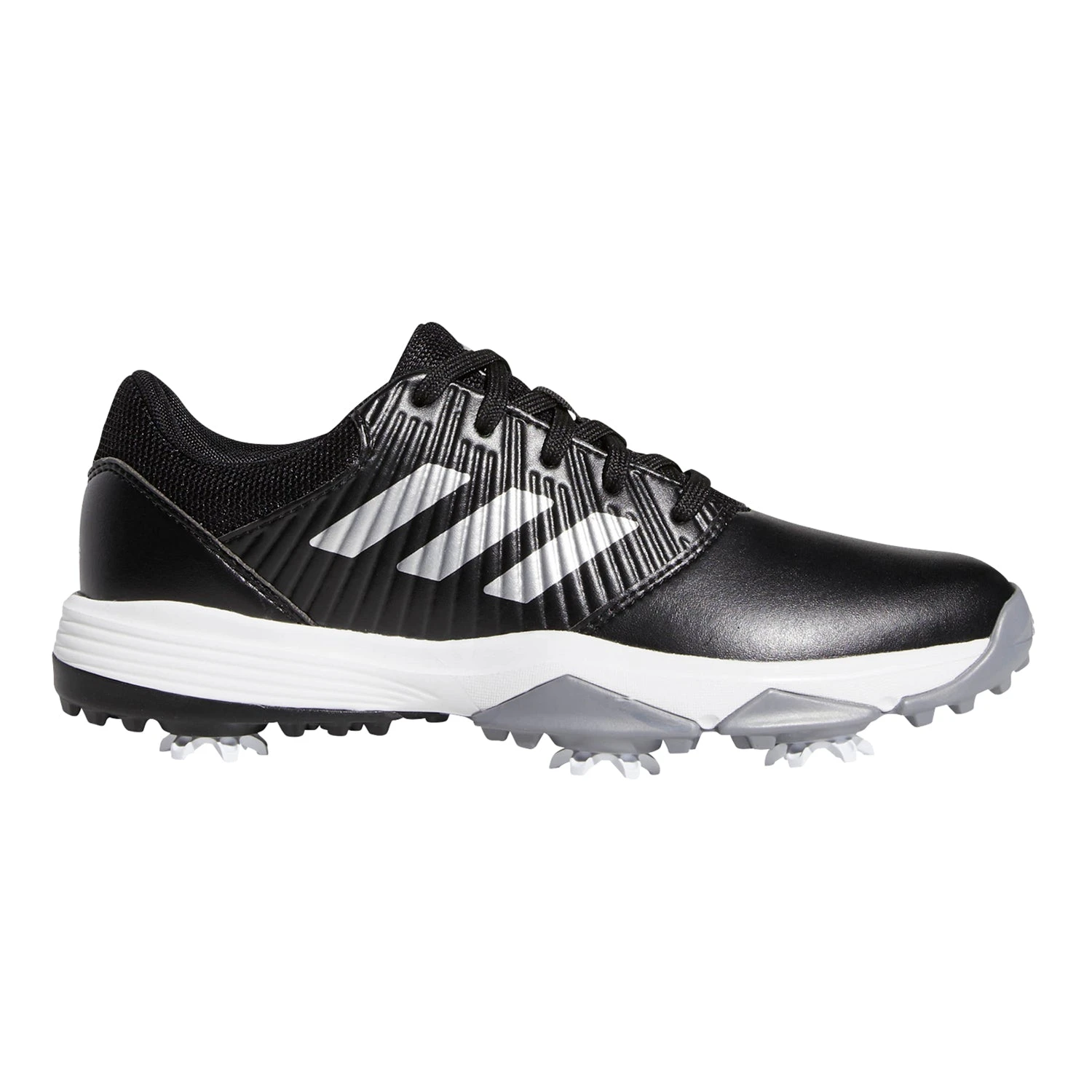 Adidas Golf Adidas CP Traxion Black Junior Golf Shoes 3 Adidas Golf Adidas CP Traxion Black Junior Golf Shoes