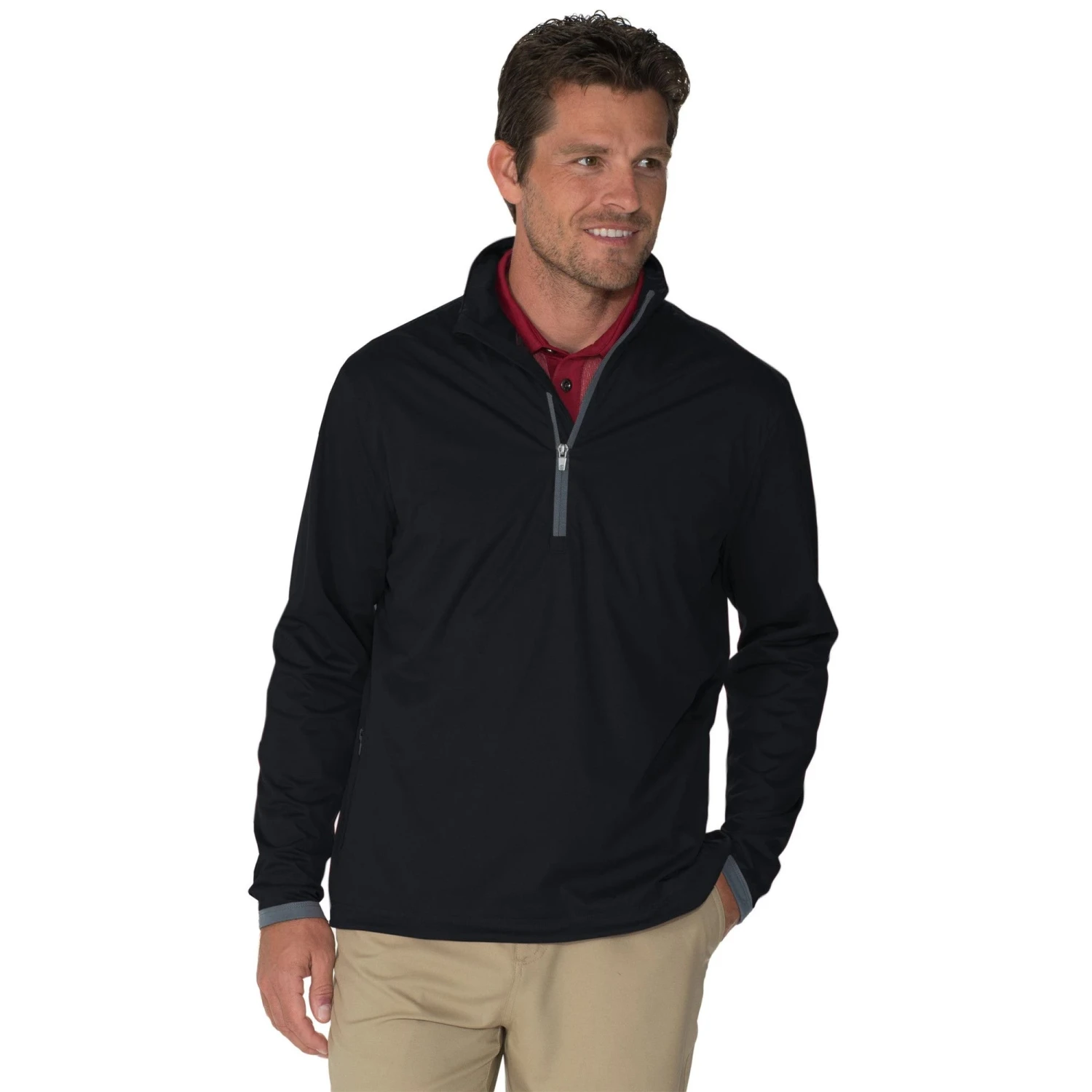 Chase54 Retreat Mens 1/2 Zip Golf Wind Shirt 3 Chase54 Retreat Mens 1/2 Zip Golf Wind Shirt