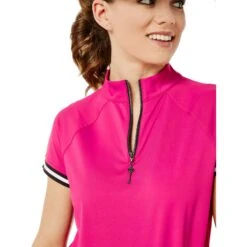 Belyn Key Sport Womens Short Sleeve Golf Polo 7 Belyn Key Sport Womens Short Sleeve Golf Polo -Golf Sales Store TSS0510 RSB 2